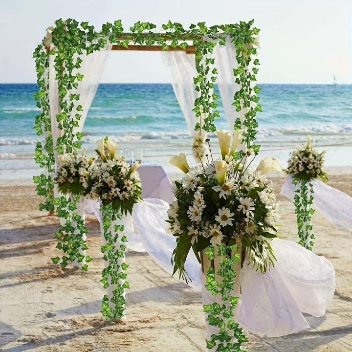 Artificial Ivy Garland Lifelike & Maintenance-Free 2.1m