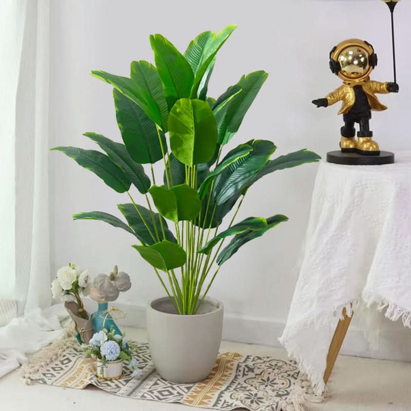 Artificial Palm Realistic Leaves Maintenance-Free Indoor Decor