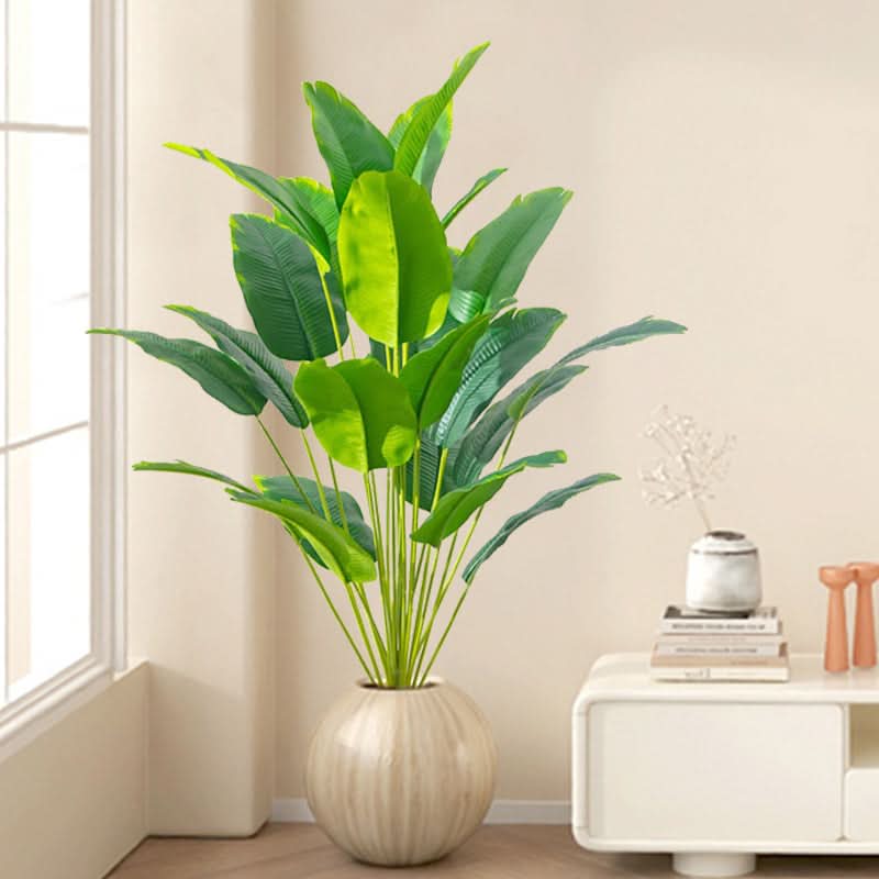 Artificial Palm Realistic Leaves Maintenance-Free Indoor Decor