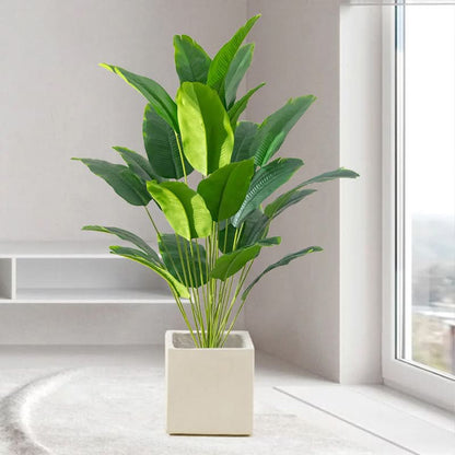 Artificial Palm Realistic Leaves Maintenance-Free Indoor Decor