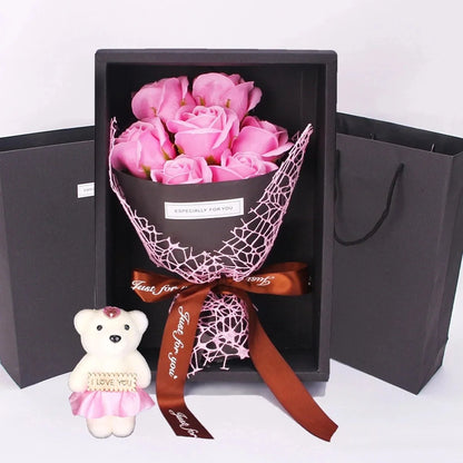 Artificial Rose Bouquet 7-Head No-Wilting Floral Decor