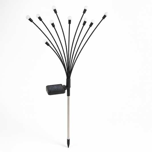Dusk-to-Dawn Glow Worm Solar Garden Light
