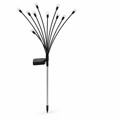 Dusk-to-Dawn Glow Worm Solar Garden Light
