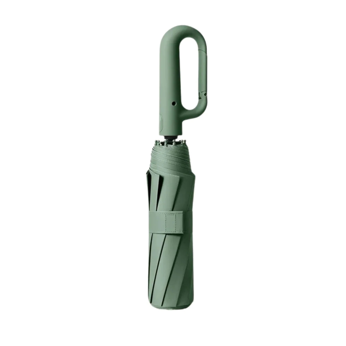 Automatic Folding Umbrella with Large Buckle Handle – Windproof & Space-Saving