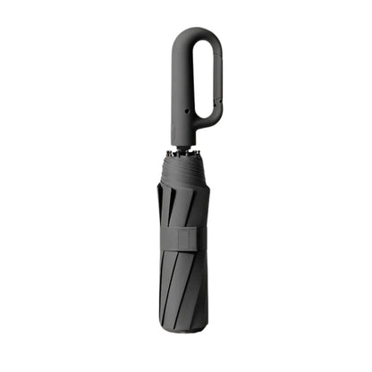 Automatic Folding Umbrella with Large Buckle Handle – Windproof & Space-Saving