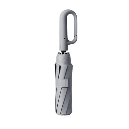 Automatic Folding Umbrella with Large Buckle Handle – Windproof & Space-Saving