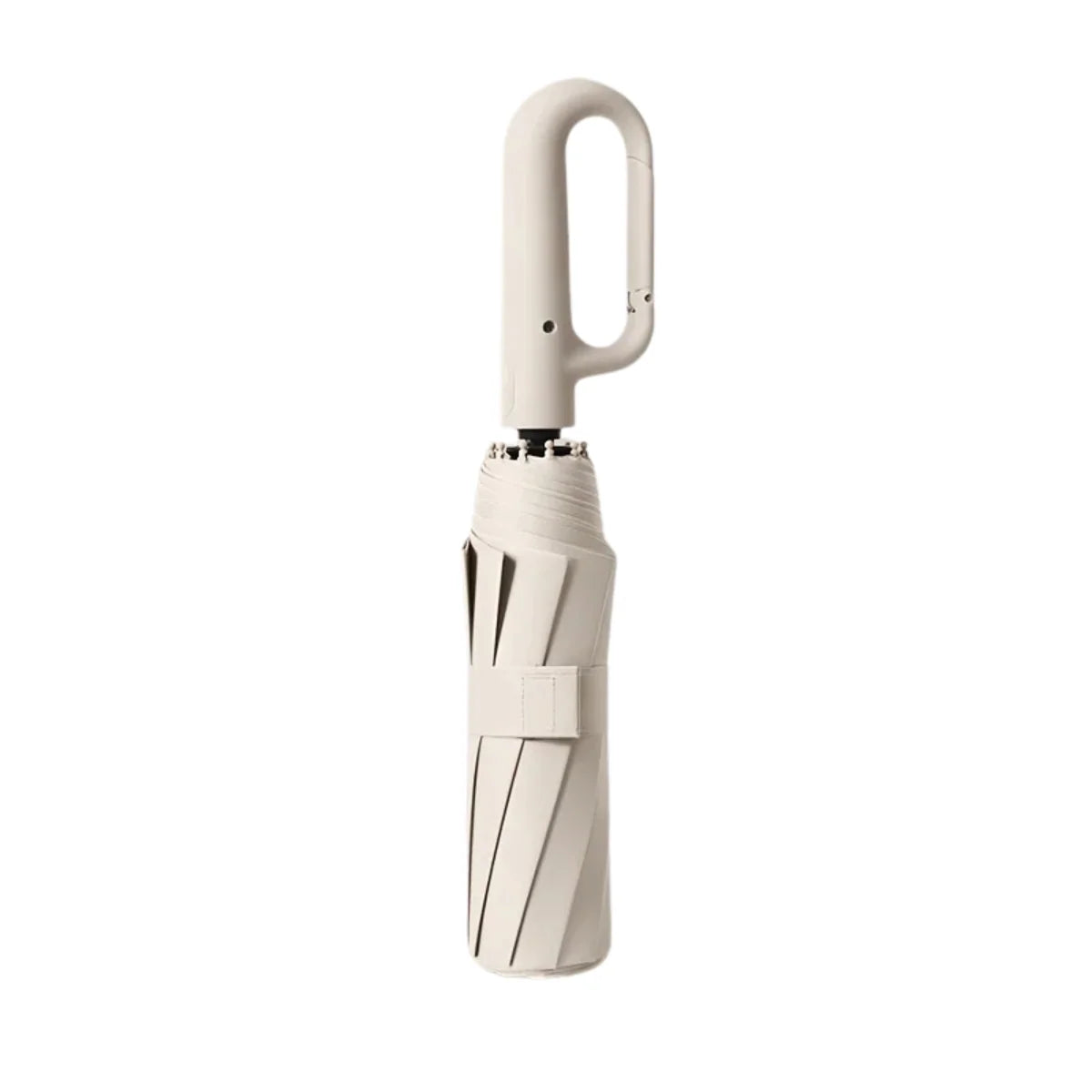 Automatic Folding Umbrella with Large Buckle Handle – Windproof & Space-Saving