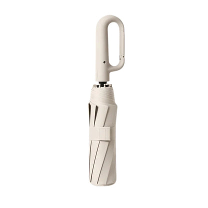 Automatic Folding Umbrella with Large Buckle Handle – Windproof & Space-Saving