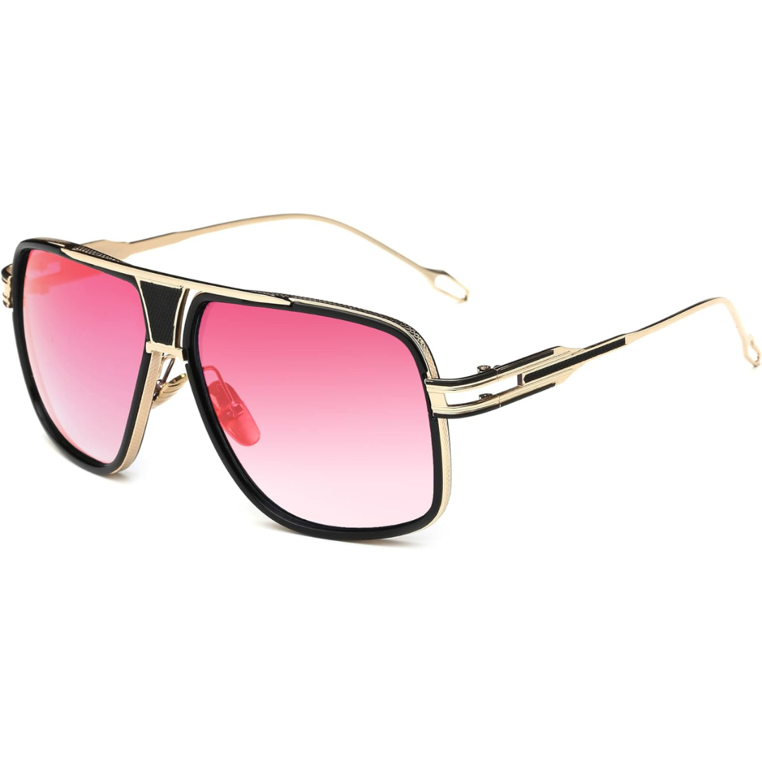 Aviator Sunglasses Lightweight Metal Frame Full UV Protection