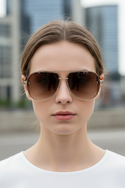 Aviator Sunglasses Lightweight UV400 & Anti-Reflective