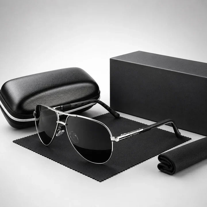 Aviator Sunglasses Polarized UV400 Lightweight Metal Frame