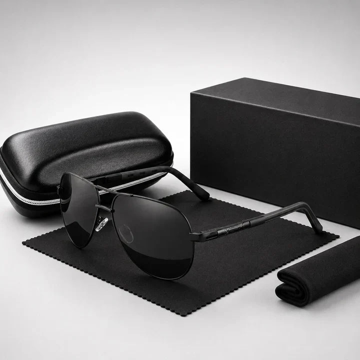 Aviator Sunglasses Polarized UV400 Lightweight Metal Frame