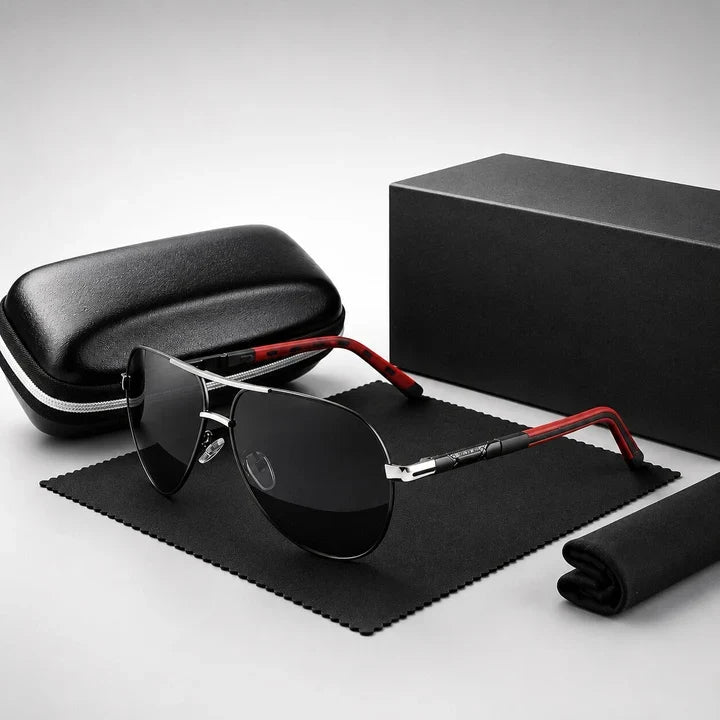Aviator Sunglasses Polarized UV400 Lightweight Metal Frame