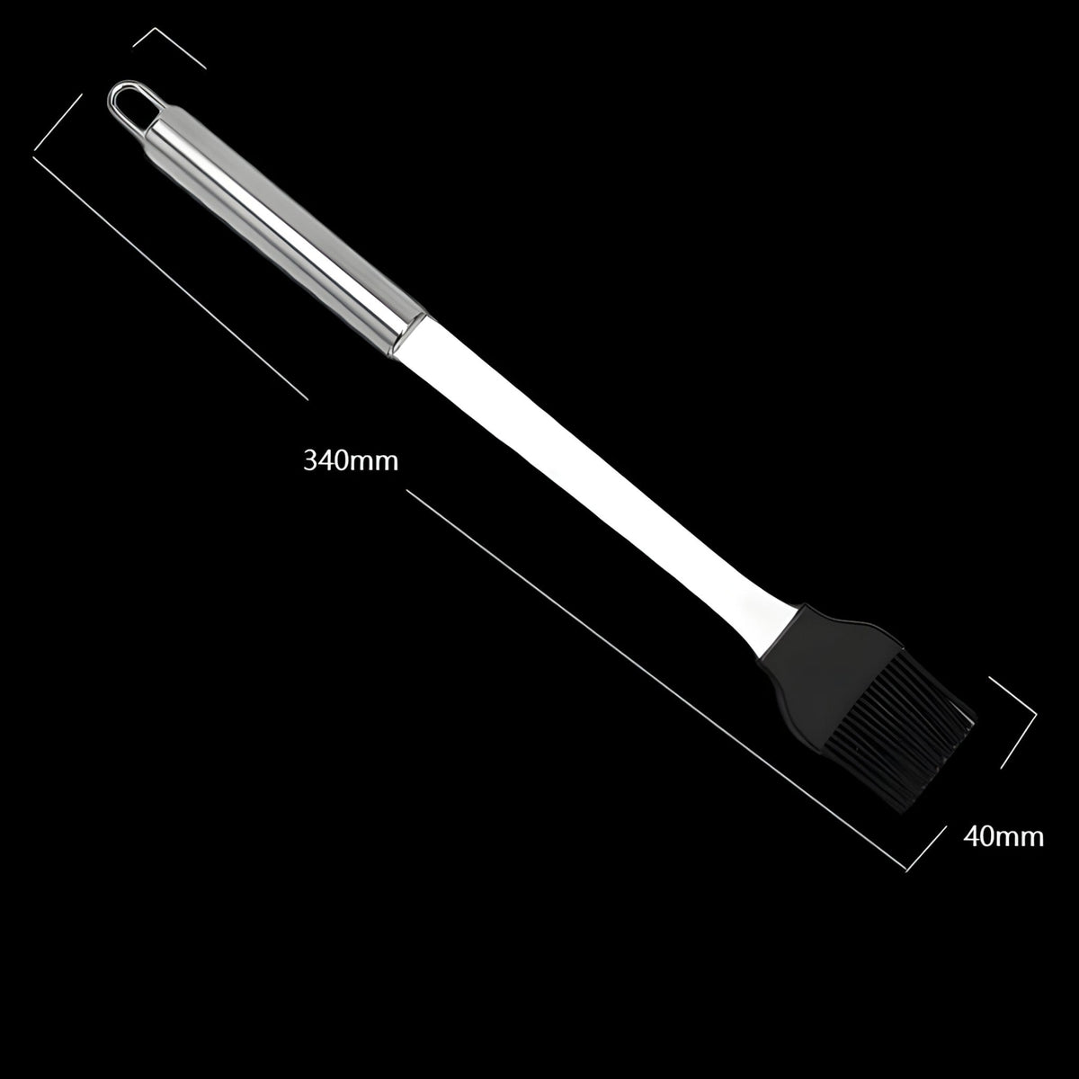 BBQ Utensil Set Stainless Steel Non-Slip Handles & Carrying Bag