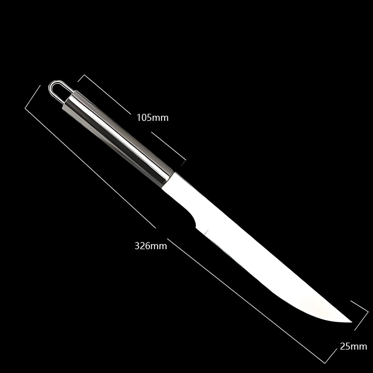 BBQ Utensil Set Stainless Steel Non-Slip Handles & Carrying Bag