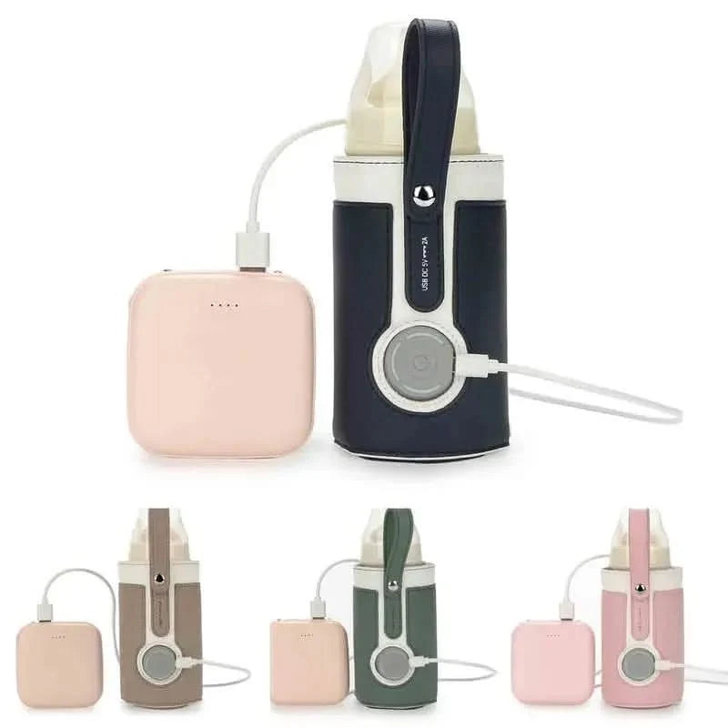 Baby Bottle Warmer Portable USB-Powered 3-Temp