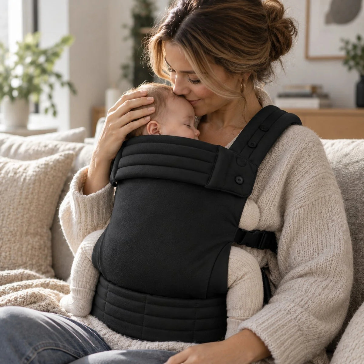 Baby Carrier Ergonomic 3-Position Padded Straps