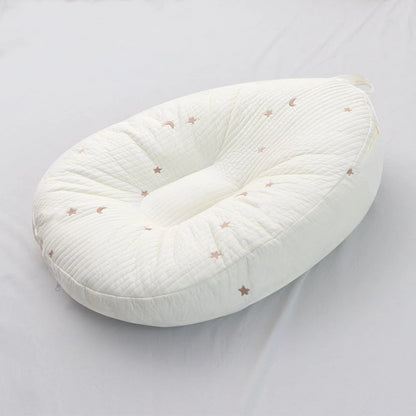 Baby Lounger Cushion Ergonomic 100% Cotton Machine Washable