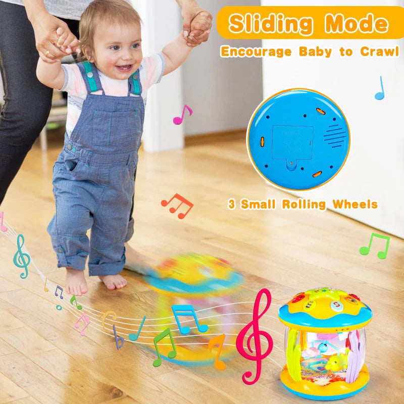 Baby Night Light Projector Rotating Sea Animals & Melodies