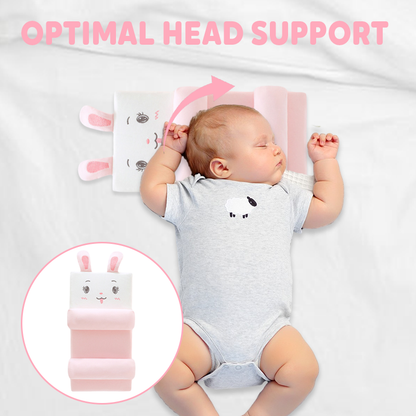 Baby Pillow Ergonomic Hollow Zone Breathable Cotton Blend
