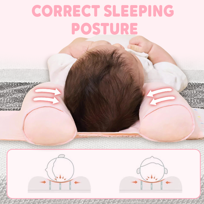 Baby Pillow Ergonomic Hollow Zone Breathable Cotton Blend
