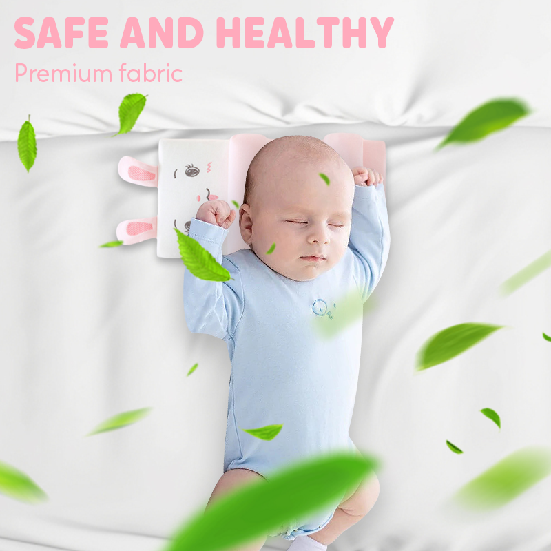 Baby Pillow Ergonomic Hollow Zone Breathable Cotton Blend