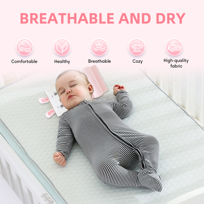 Baby Pillow Ergonomic Hollow Zone Breathable Cotton Blend