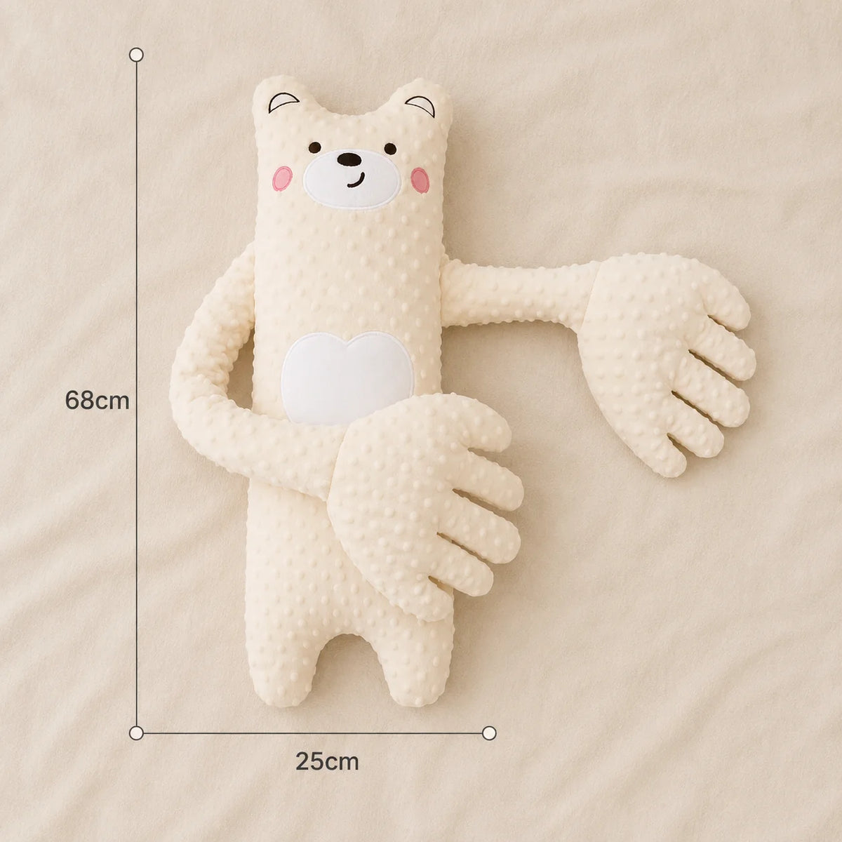 Baby Sleep Plush Toy 3 Patting Modes Remote Control