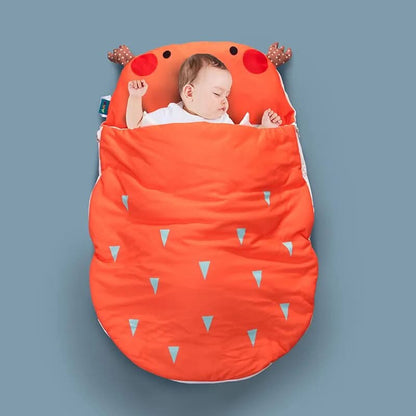 Baby Sleeping Bag Breathable Cotton Year-Round Wrap Design