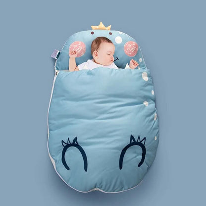 Baby Sleeping Bag Breathable Cotton Year-Round Wrap Design