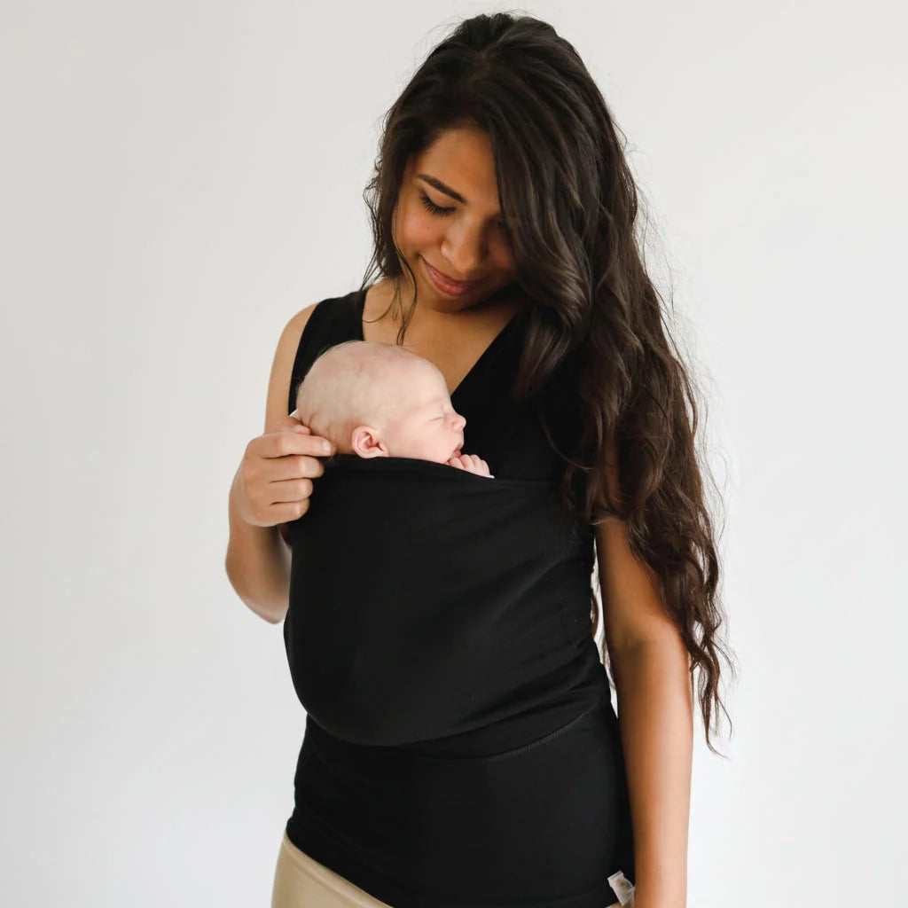 Babywearing Shirt Built-In Pouch Stretchy Cotton Machine Washable