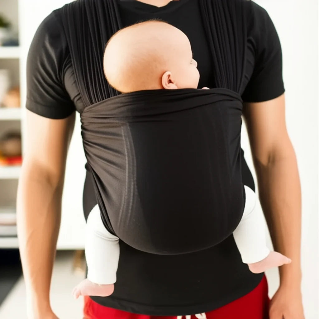 Babywearing Shirt Built-In Pouch Stretchy Cotton Machine Washable