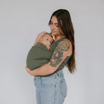 Babywearing Shirt Built-In Pouch Stretchy Cotton Machine Washable