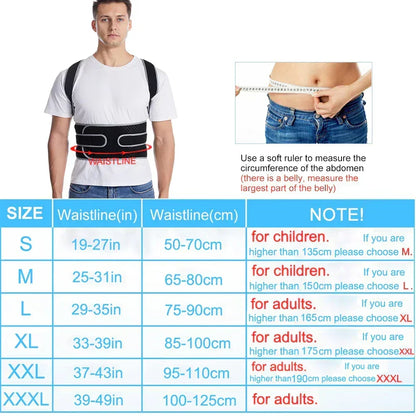 Back Brace Adjustable Breathable Posture Support
