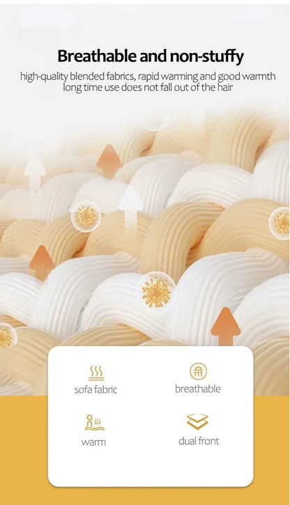 Back Support Cushion Adjustable Headrest Removable Cotton Cover Side Pocket