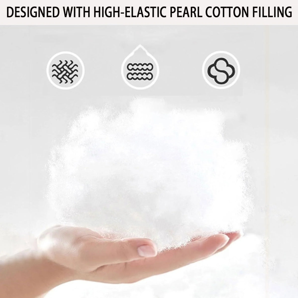 Back Support Cushion Adjustable Headrest Removable Cotton Cover Side Pocket