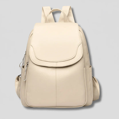 Backpack Anti-Theft Embossed PU Leather Organized Compartments