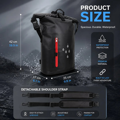 Backpack Water-Resistant Organized Storage Adjustable Straps