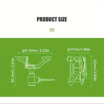 Backpacking Stove Foldable Titanium Alloy Lightweight