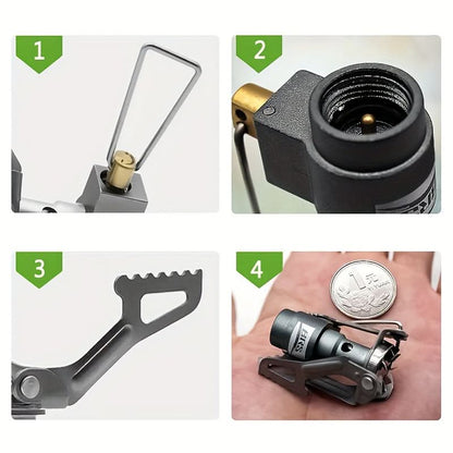 Backpacking Stove Foldable Titanium Alloy Lightweight