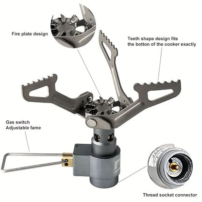 Backpacking Stove Foldable Titanium Alloy Lightweight