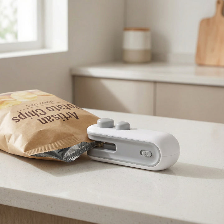 Bag Sealer 2-in-1 Seal & Cut USB Rechargeable