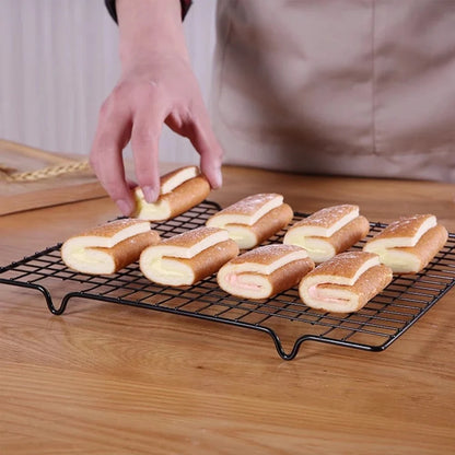 Baking Rack Carbon Steel Elevated Feet Oven & Grill Safe