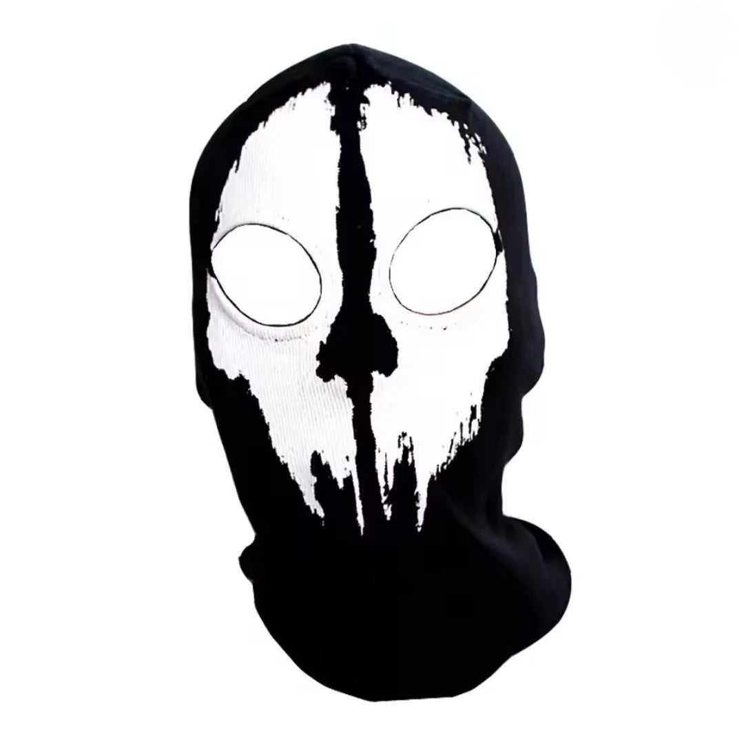 Balaclava Face Mask Skull Print Wind-Resistant Breathable Fabric