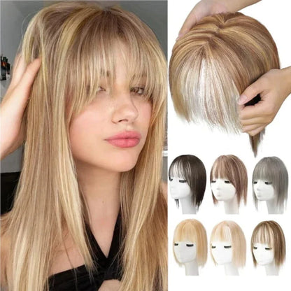 Bangs Hairpiece Synthetic Adjustable Natural-Looking