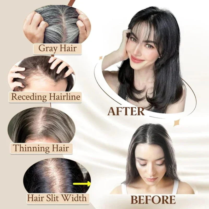 Bangs Hairpiece Synthetic Adjustable Natural-Looking