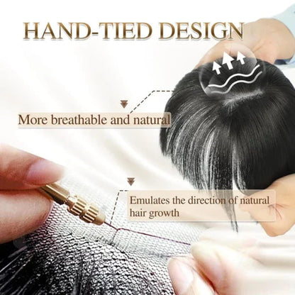Bangs Hairpiece Synthetic Adjustable Natural-Looking