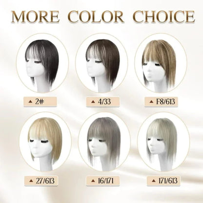 Bangs Hairpiece Synthetic Adjustable Natural-Looking