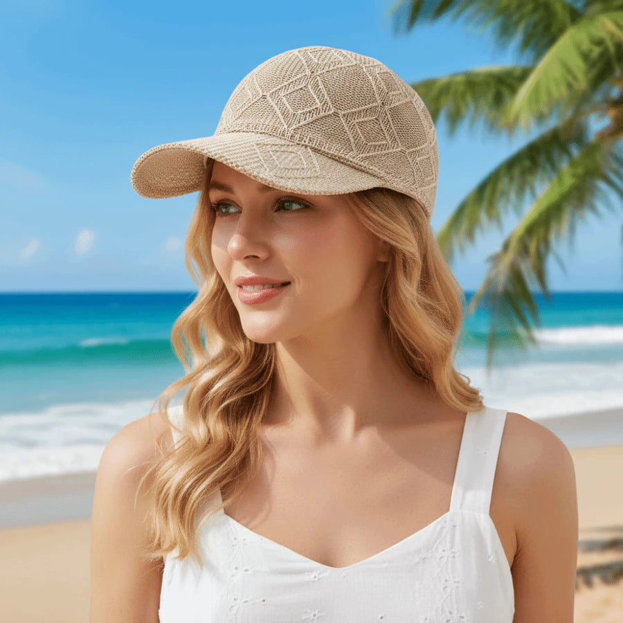 Baseball Cap Breathable Mesh Sun Protection Adjustable Snapback
