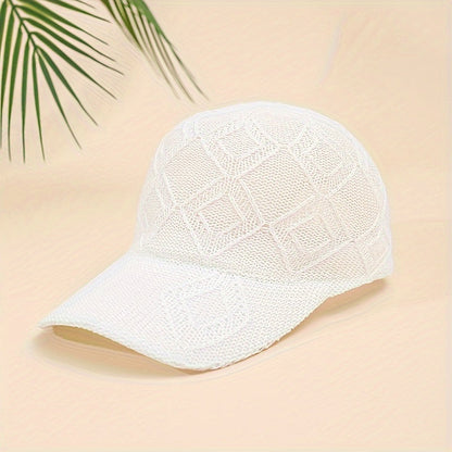 Baseball Cap Breathable Mesh Sun Protection Adjustable Snapback